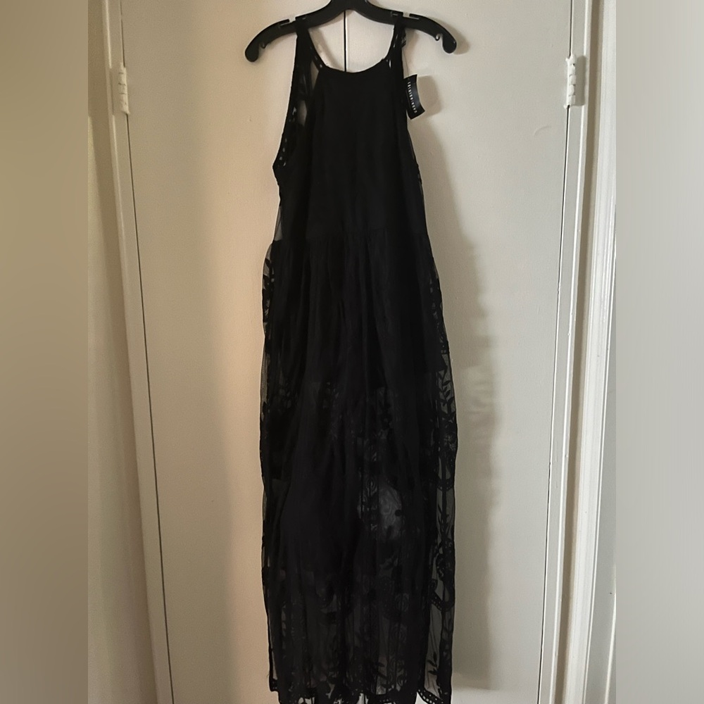 Fashinova halter lace dress w shorts